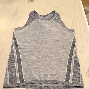 Athleta Gray Racerback Tank Top